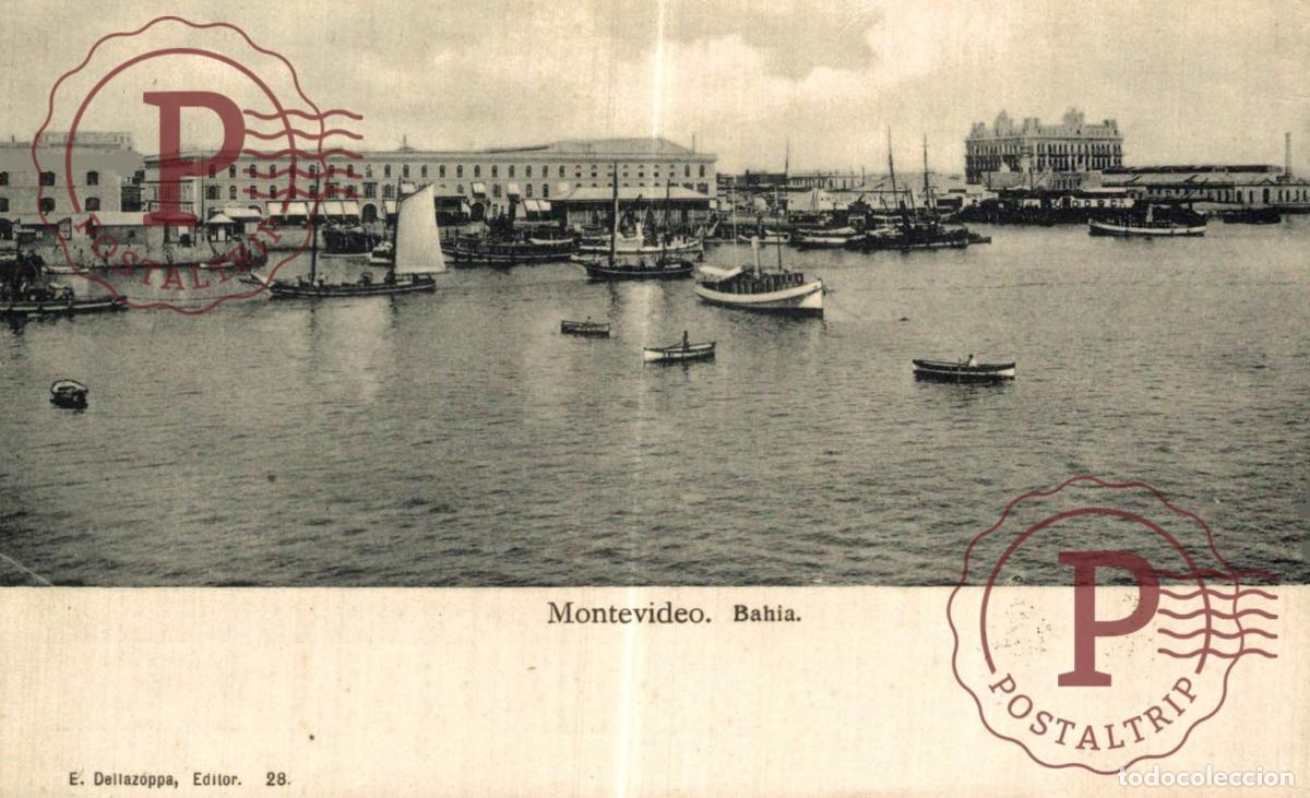 Postales: RARA!! URUGUAY. MONTEVIDEO. BAHIA.