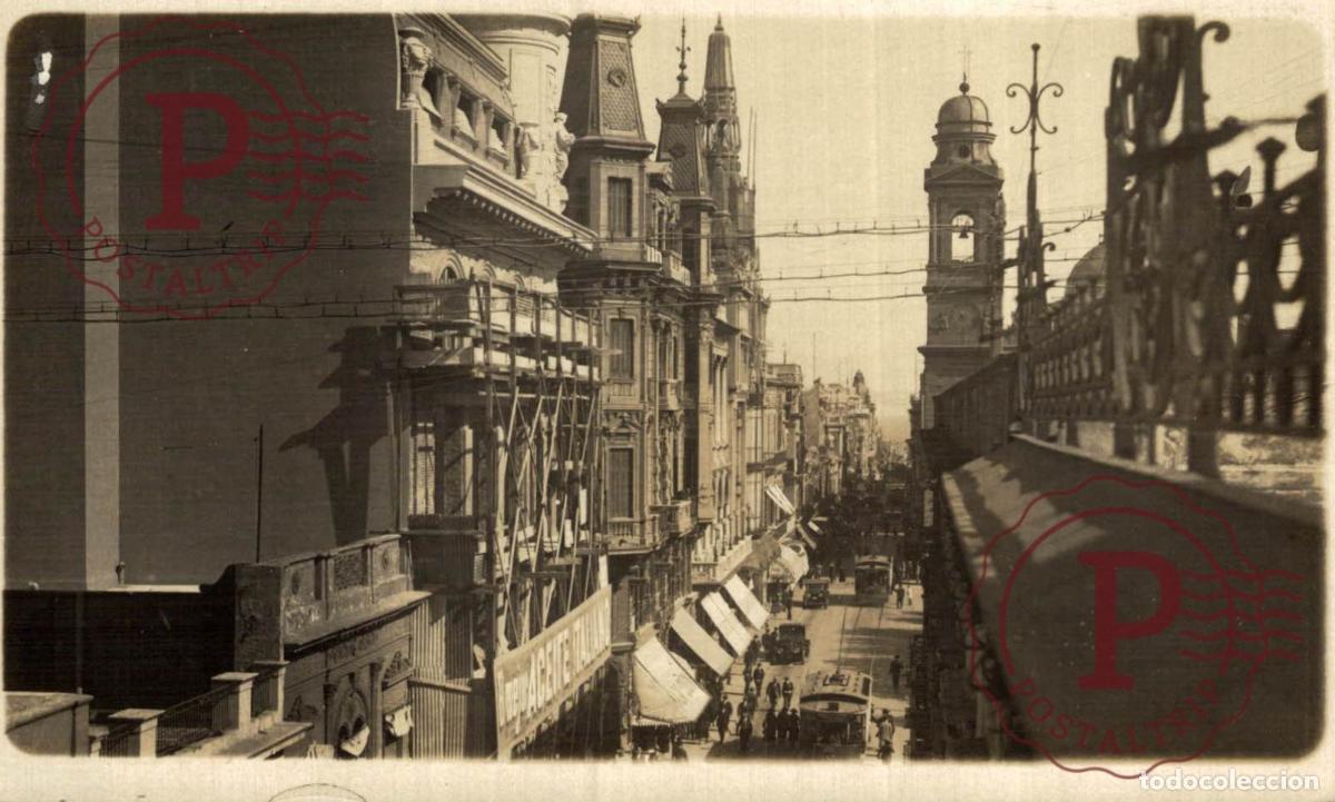Postales: URUGUAY. MONTEVIDEO. CALLE SARANDI. FOTOGRAFICA. RPPC. REAL PHOTO.