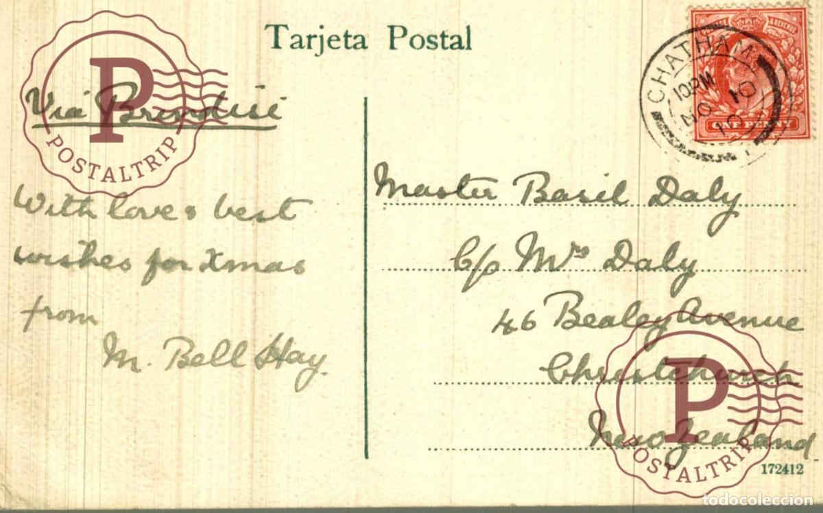 Postales: URUGUAY. MONTEVIDEO. TEMPLO INGL&Eacute;S. - Foto 2