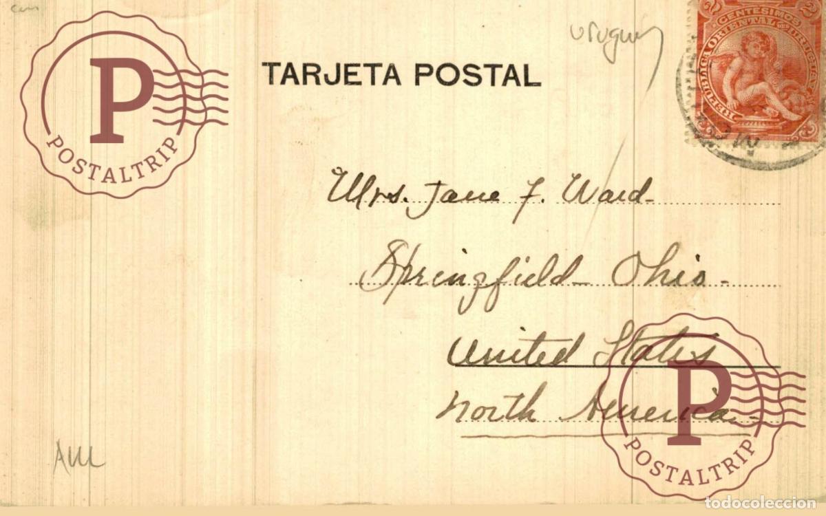 Postales: URUGUAY. MONTEVIDEO. BARCO. BATEAU SHIP. - Foto 2