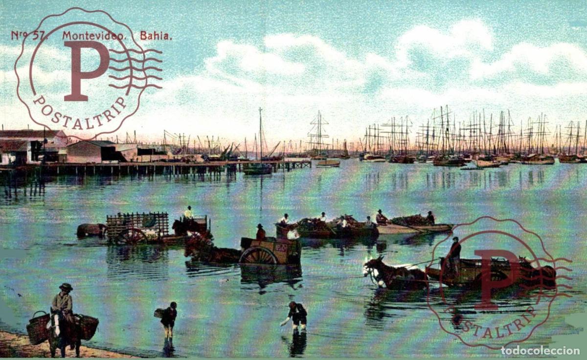 Postales: URUGUAY. MONTEVIDEO. BAHIA.