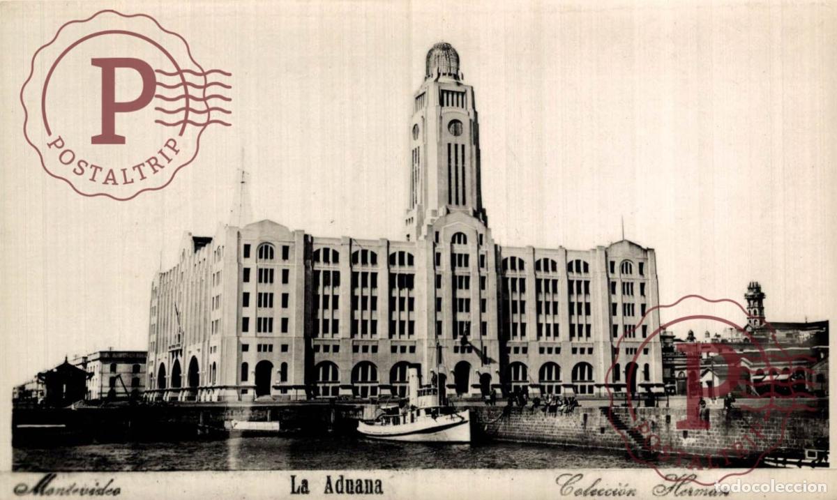 Postales: URUGUAY. MONTEVIDEO. ADUANA. COLECCION HERMAN. RPPC. FOTOGRAFICA. REAL FOTO.