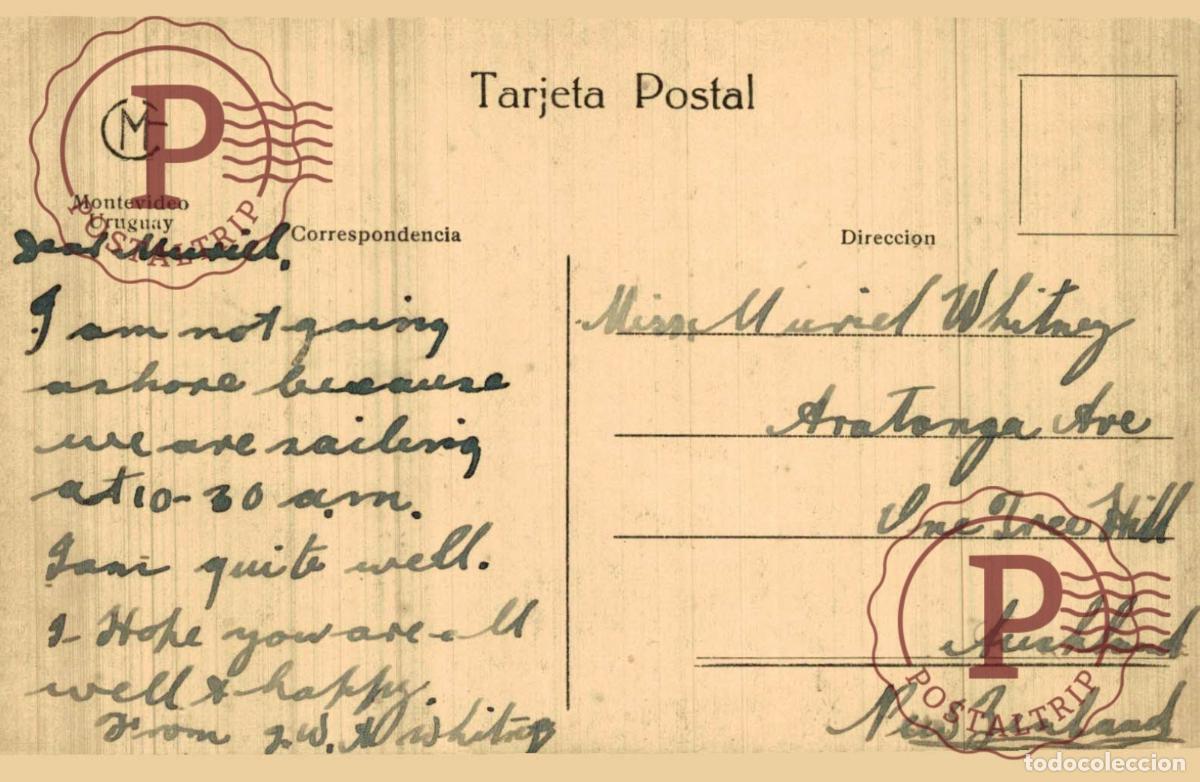 Postales: URUGUAY. MONTEVIDEO. PUERTO. - Foto 2