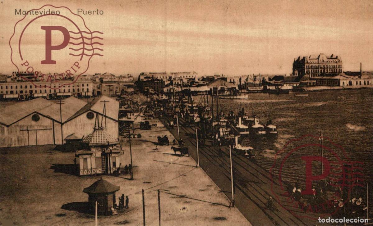Postales: URUGUAY. MONTEVIDEO. PUERTO.