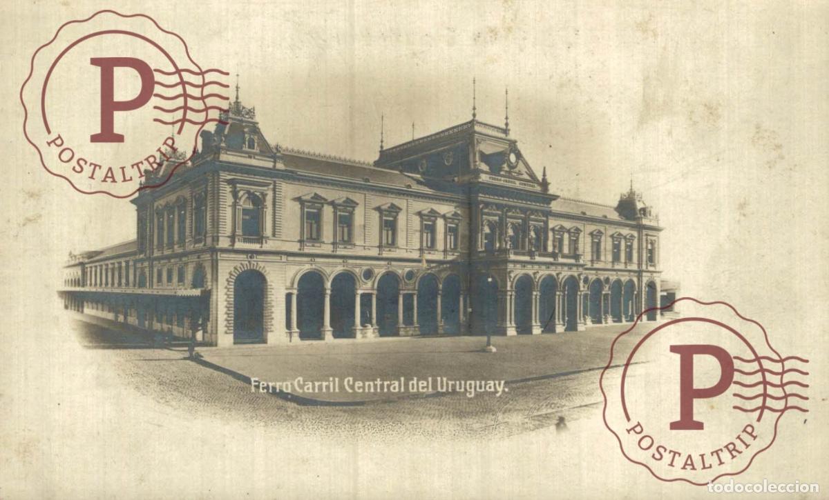 Postales: URUGUAY. MONTEVIDEO. FERROCARRIL CENTRAL DEL URUGUAY. RPPC. FOTOGRAFICA. REAL PHOTO. A. MONTEVIDEO &