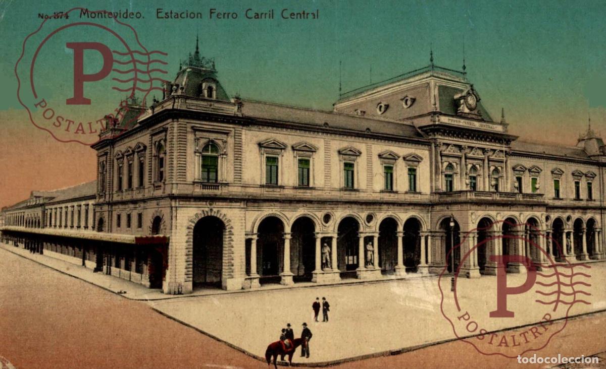 Postales: URUGUAY. MONTEVIDEO. ESTACION CENTRAL. FERROCARRIL RAILWAY GARE.