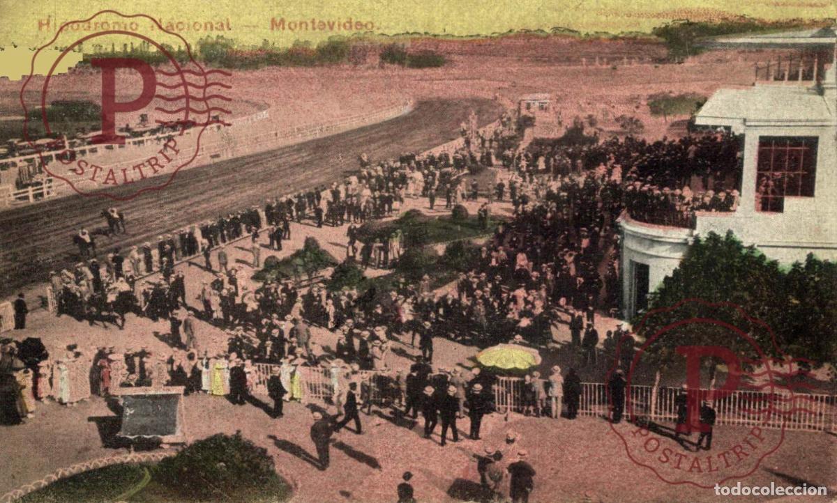Postales: URUGUAY. MONTEVIDEO. HIPODROMO NACIONAL DE MARO&Ntilde;AS.