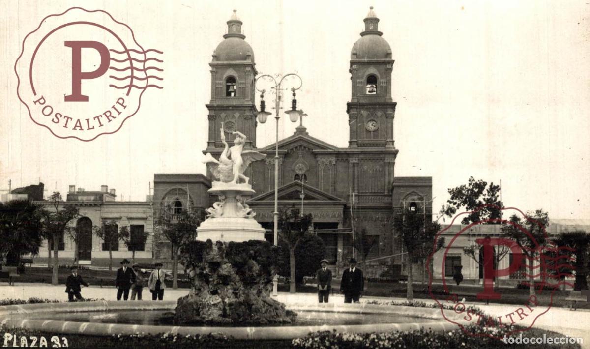 Postales: URUGUAY. SALTO R. O. PLAZA 33 TREINTA Y TRES. RPPC. FOTOGRAFICA, REAL PHOTO.