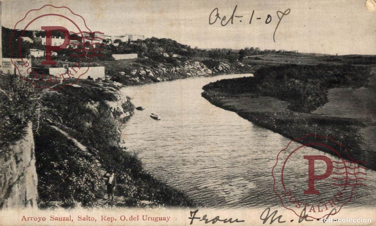 Postales: URUGUAY. SALTO R. O. ARROYO SAUZAL
