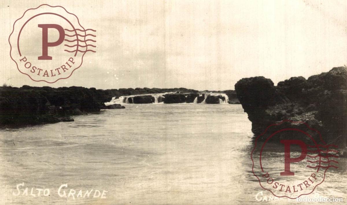 Postales: URUGUAY. SALTO GRANDE. CANAL VIEJO. RPPC. FOTOGRAFICA. REAL PHOTO.