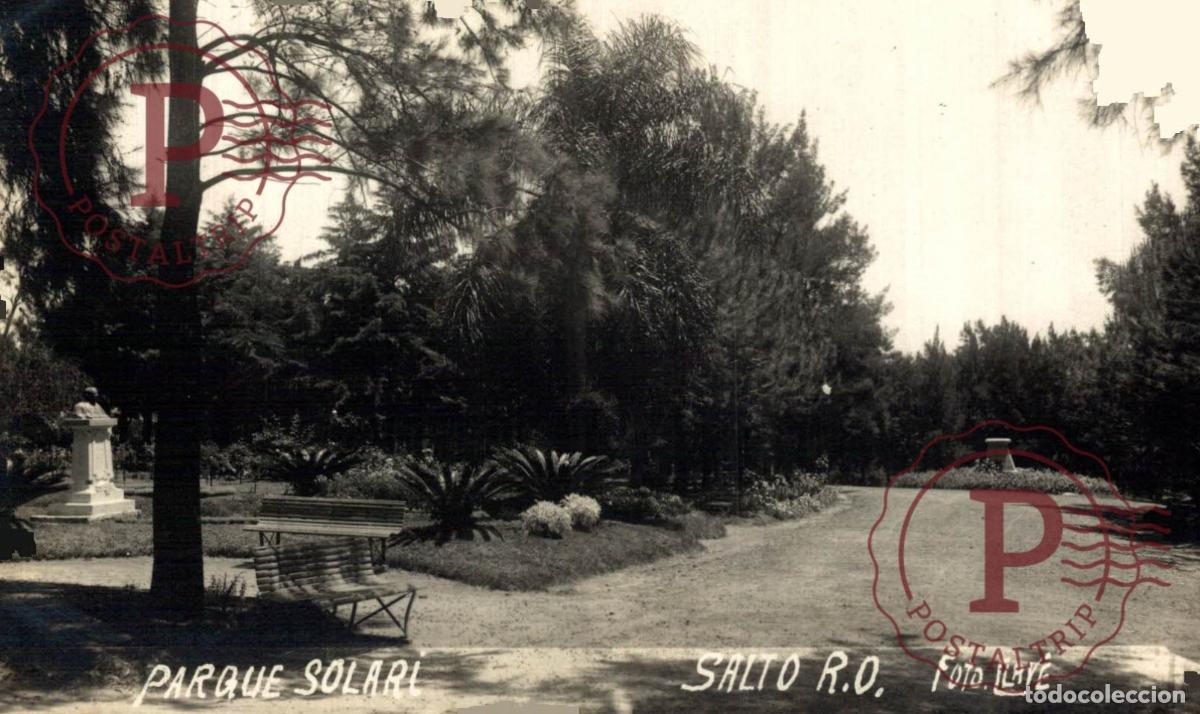Postales: URUGUAY. SALTO R. O. PARQUE SOLARI. FOTO CLAVE.