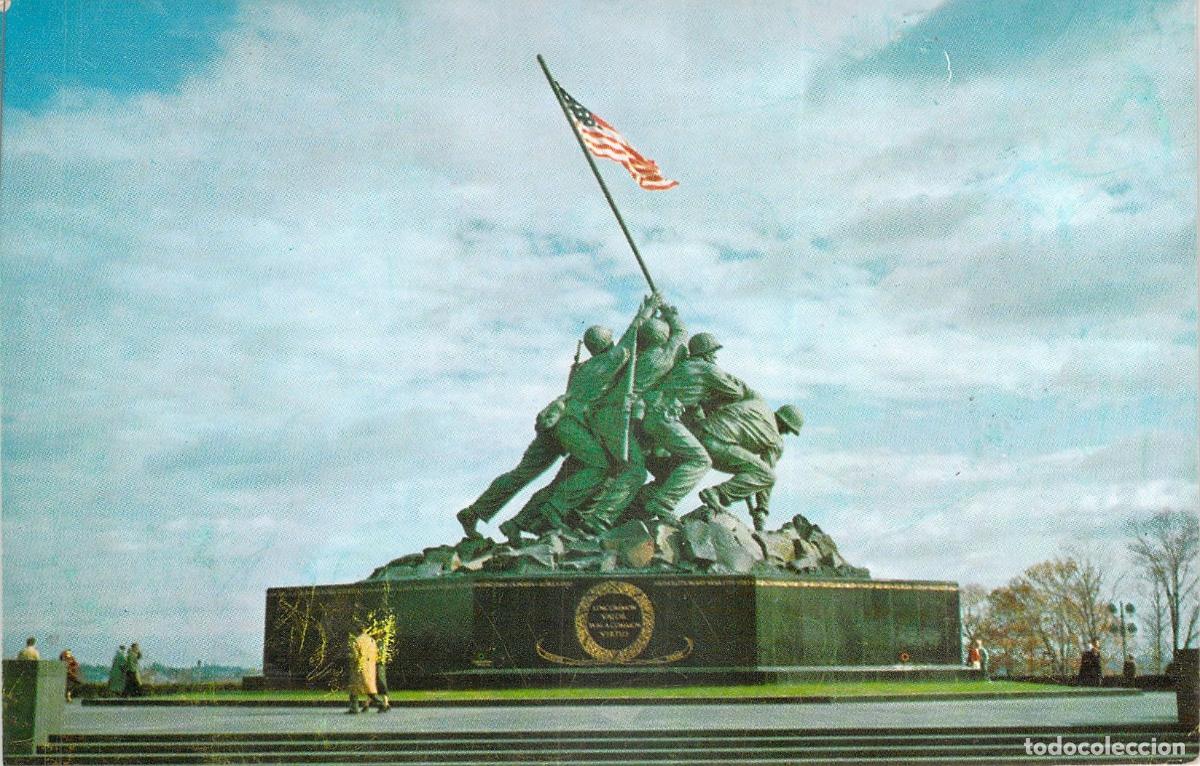 Postales: Postal Memorial de Guerra del Cuerpo de Marines, Arlington Virginia