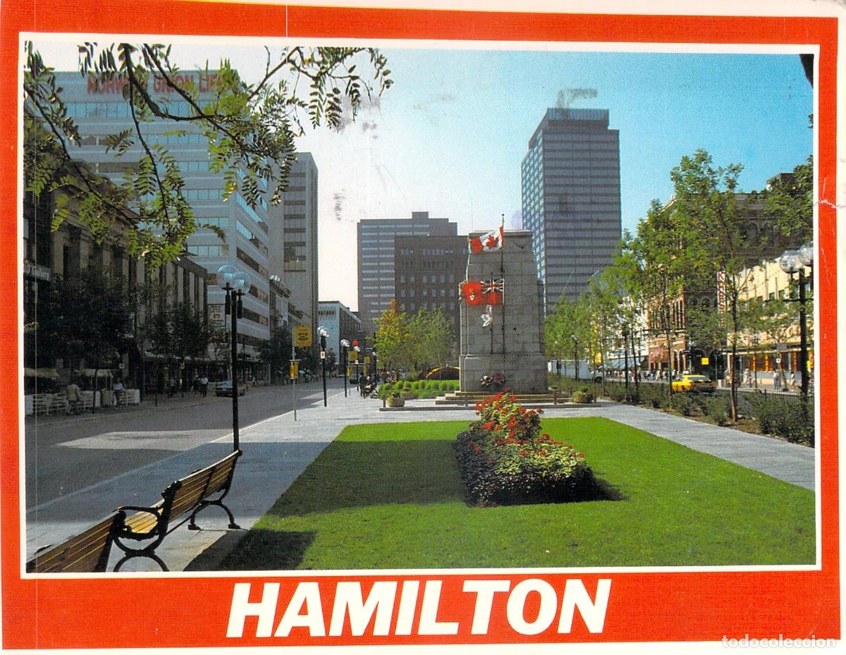 Postales: Postal de Hamilton Ontario Canad&aacute; Vista de Gore Park