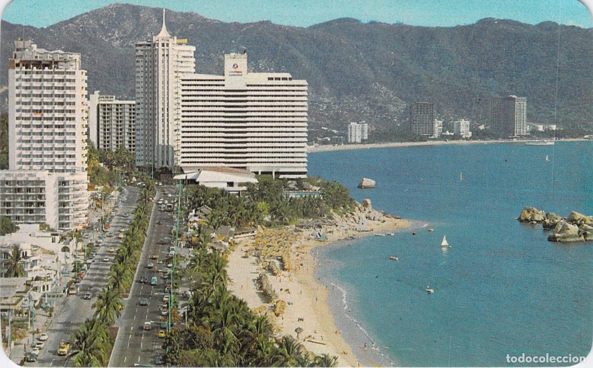 Postales: Postal de Acapulco Guerrero Vista a Hoteles Condesa y Fiesta