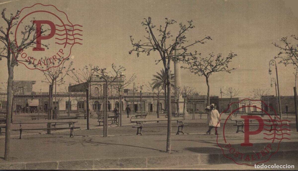 Postkarten: URUGUAY. MERCEDES. PLAZA INDEPENDENCIA. RPPC. REAL PHOTO. FOTOGRAFICA.
