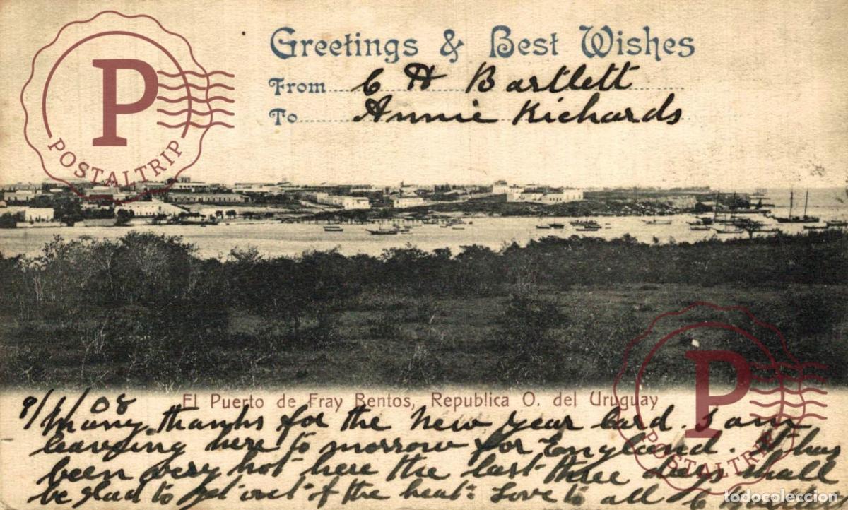 Postales: URUGUAY. FRAY BENTOS EL PUERTO