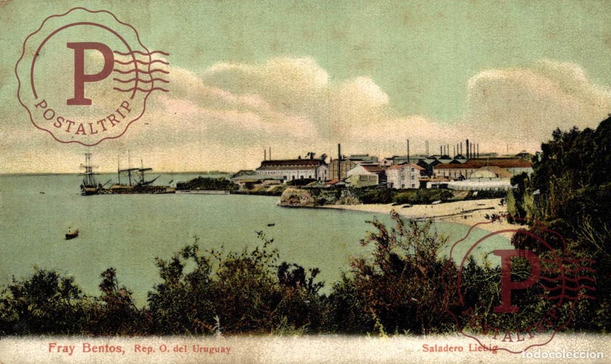 Postales: URUGUAY. FRAY BENTOS. SALADERO LIEBIG.
