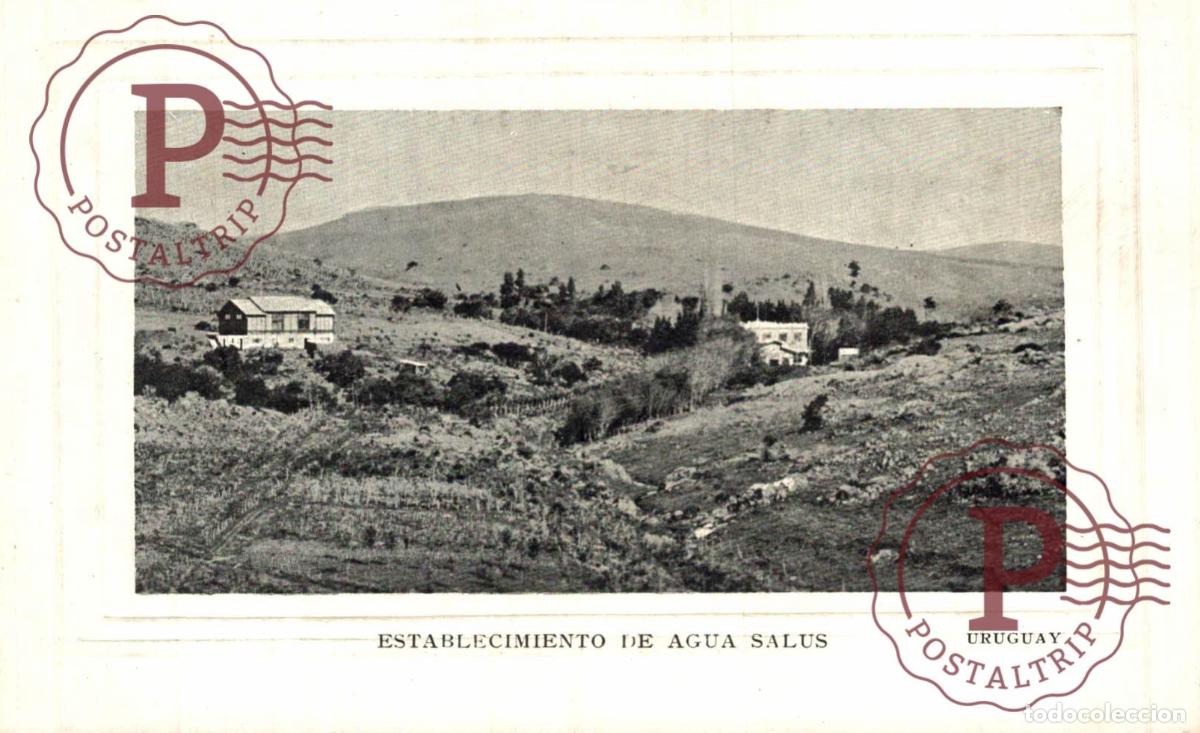 Postales: URUGUAY. ESTABLECIMIENTO DE AGUA SALUS.