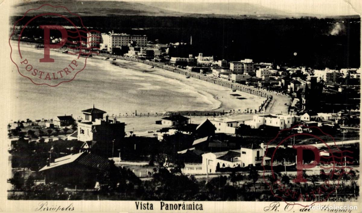 Postales: URUGUAY. PIRIAPOLIS. VISTA PANORAMICA. RPPC. FOTOGRAFICA. REAL PHOTO.