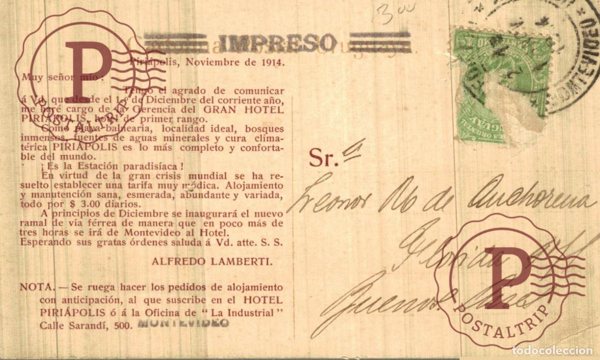 Postales: URUGUAY. PIRIAPOLIS. BALNEARIO. LA PLAYA. - Foto 2