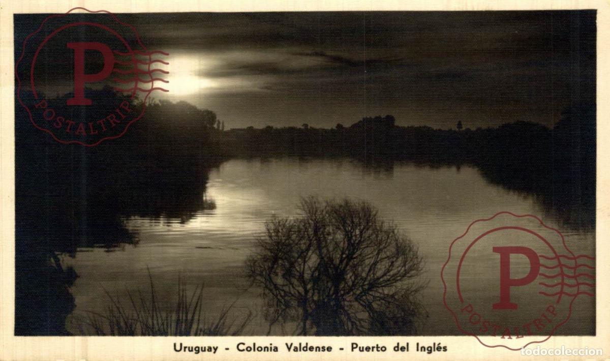 Postales: URUGUAY. COLONIA VALDENSE. PUERTO INGL&Eacute;S. RPPC. FOTOGRAFICA. REAL PHOTO.