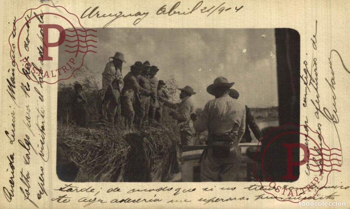 Postales: RARA! URUGUAY. EXPEDICION. NATIVOS. INDIOS. RPPC FOTOGRAFICA REAL PHOTO.