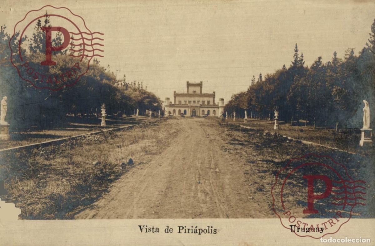 Postales: URUGUAY. VISTA DE PIRIAPOLIS. CASTILLO. RPPC. FOTOGRAFICA. REAL PHOTO.