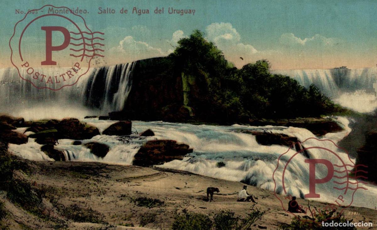 Postcards: URUGUAY. MONTEVIDEO. SALTO DE AGUA DEL URUGUAY.