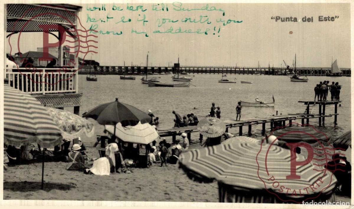 Postcards: URUGUAY. PUNTA DEL ESTE. RPPC. FOTOGRAFICA.