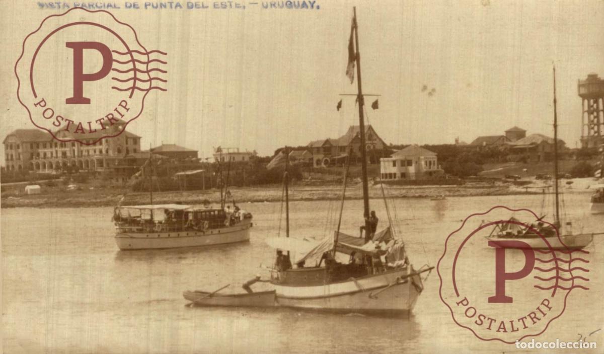 Postcards: URUGUAY. PUNTA DEL ESTE. VISTA PARCIAL. RPPC. FOTOGRAFICA.
