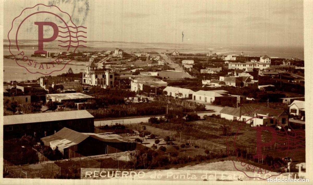 Postcards: URUGUAY. RECUERDO DE PUNTA DEL ESTE. RPPC. FOTOGRAFICA.
