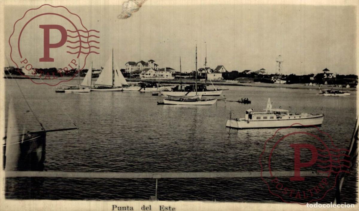 Postcards: URUGUAY. PUNTA DEL ESTE. RPPC. FOTOGRAFICA. BARCOS, BATEAUX. SHIPS