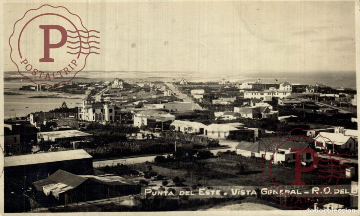 Postcards: URUGUAY. PUNTA DEL ESTE. VISTA GENERAL. RPPC. FOTOGRAFICA.