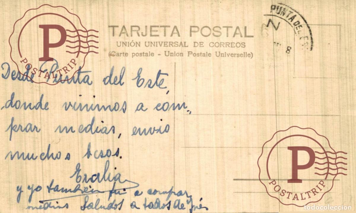Postales: URUGUAY. PUNTA DEL ESTE. RPPC. FOTOGRAFICA. - Foto 2