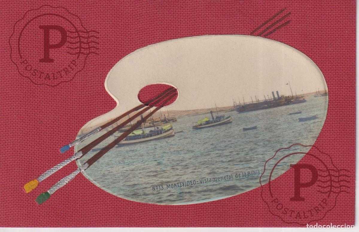 Postales: URUGUAY. MONTEVIDEO. LA BAHIA. PALETA. - Foto 1