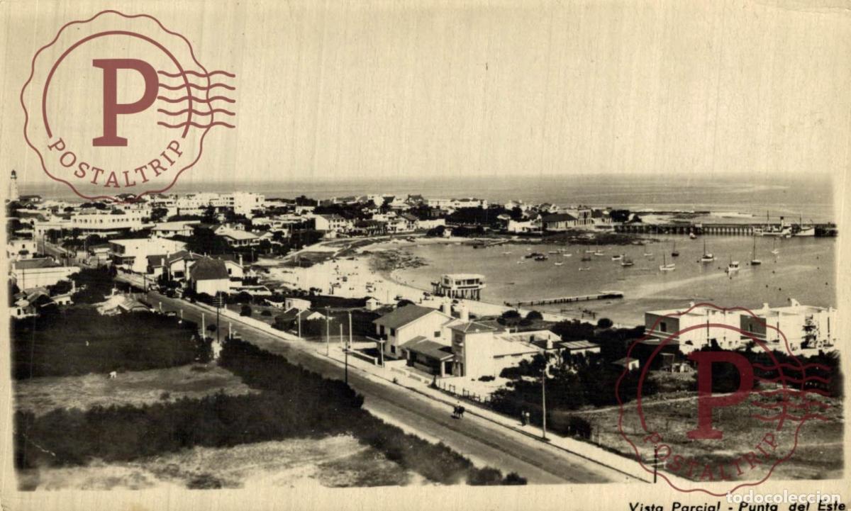 Postales: URUGUAY. PUNTA DEL ESTE. VISTA PARCIAL. RPPC. FOTOGRAFICA.