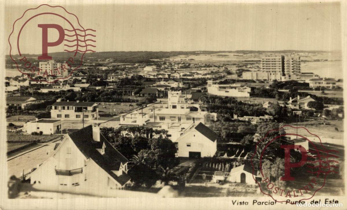 Postales: URUGUAY. PUNTA DEL ESTE. VISTA PARCIAL. RPPC. FOTOGRAFICA.