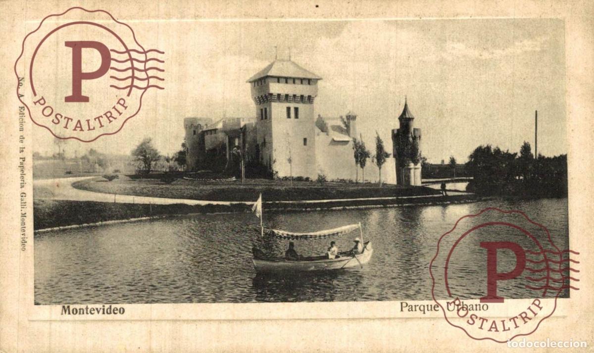 Postcards: URUGUAY. MONTEVIDEO. PARQUE URBANO.