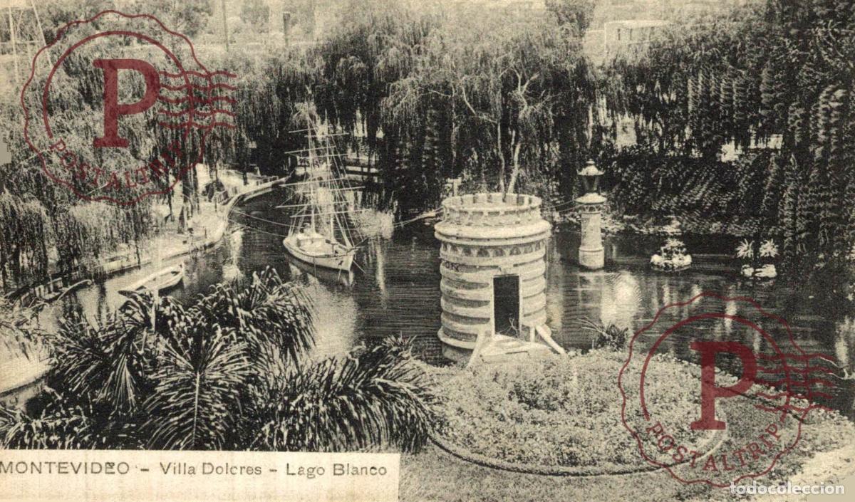 Postcards: URUGUAY. MONTEVIDEO. VILLA DOLORES. LAGO BLANCO.