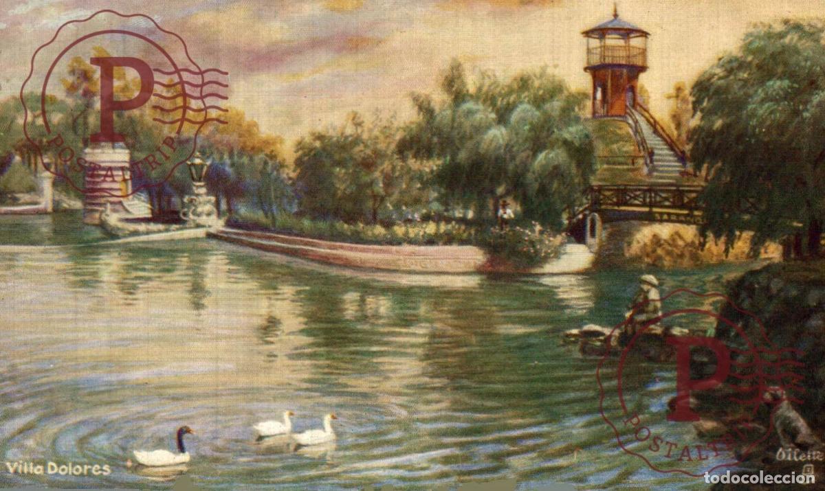 Postcards: URUGUAY. MONTEVIDEO. VILLA DOLORES. ILUSTRADA. TUCKS