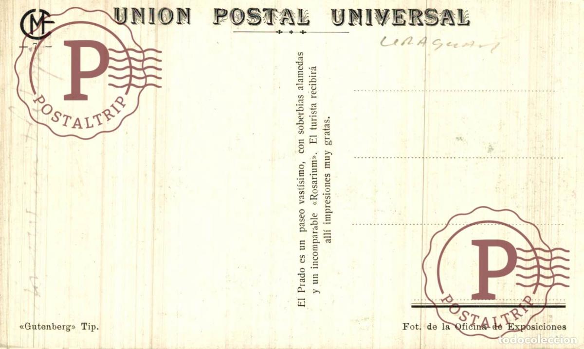 Postales: URUGUAY. MONTEVIDEO. EL PRADO. - Foto 2
