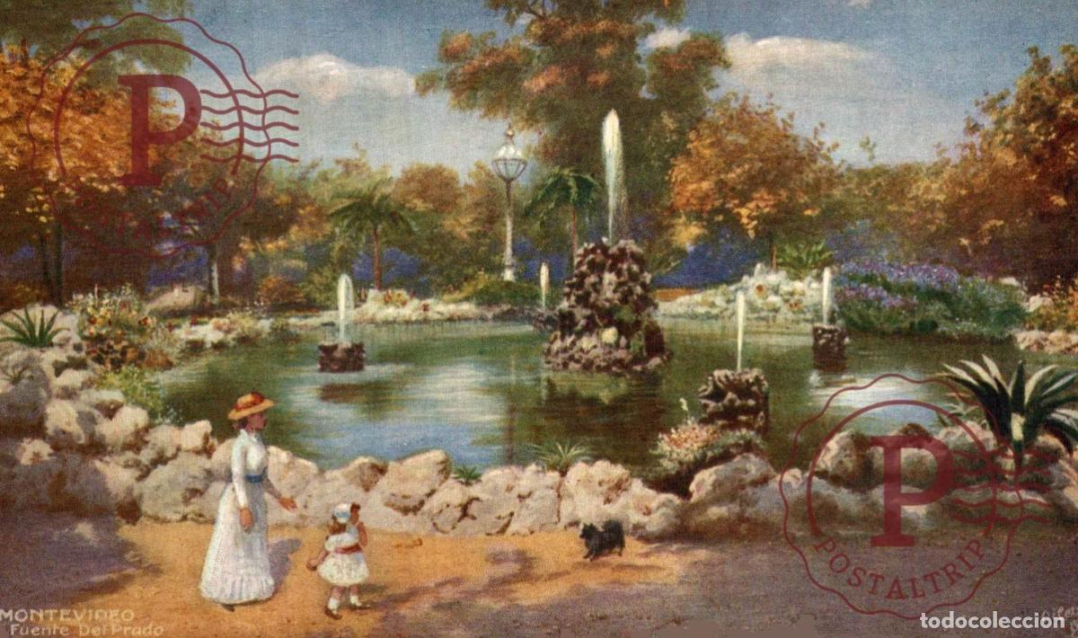 Postales: URUGUAY. MONTEVIDEO. FUENTE DEL PRADO. ILUSTRADA. TUCKS