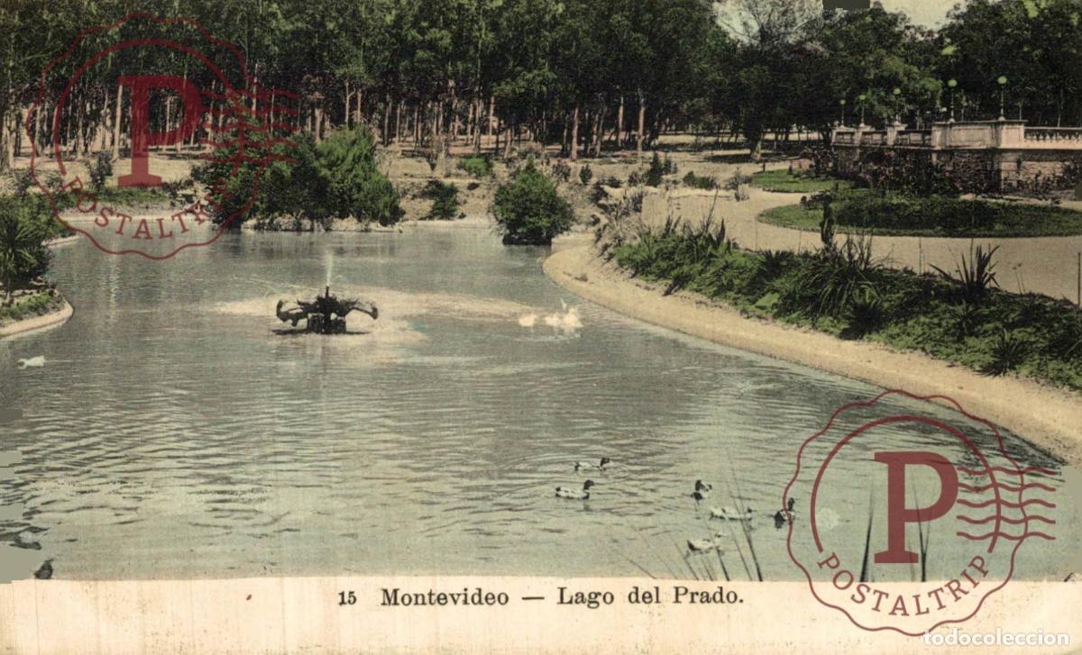 Postales: URUGUAY. MONTEVIDEO. LAGO DEL PRADO.