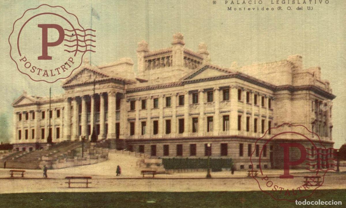 Postales: URUGUAY. MONTEVIDEO. PALACIO LEGISLATIVO.