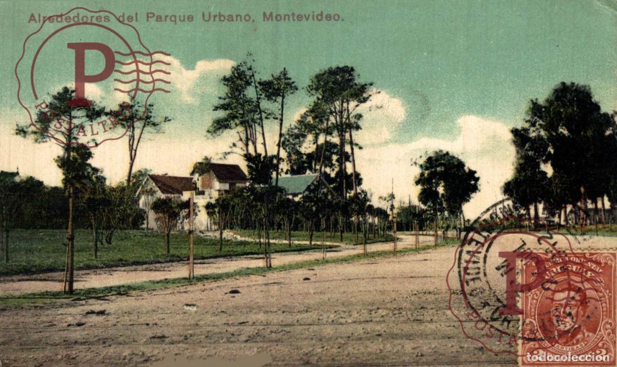 Postales: URUGUAY. MONTEVIDEO. PARQUE URBANO. ALREDEDORES.