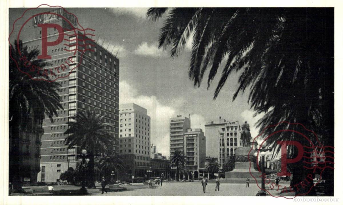 Postales: URUGUAY. MONTEVIDEO. PLAZA INDEPENDENCIA.