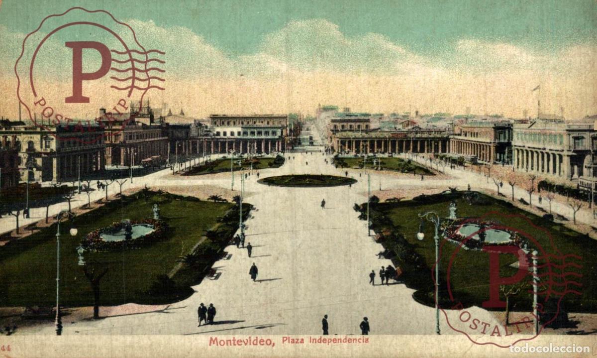 Postales: URUGUAY. MONTEVIDEO. PLAZA INDEPENDENCIA.
