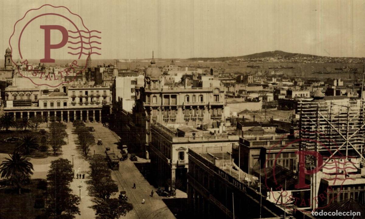 Postales: URUGUAY. MONTEVIDEO. VISTA PARCIAL. RPPC. FOTOGRAFICA. REAL PHOTO.