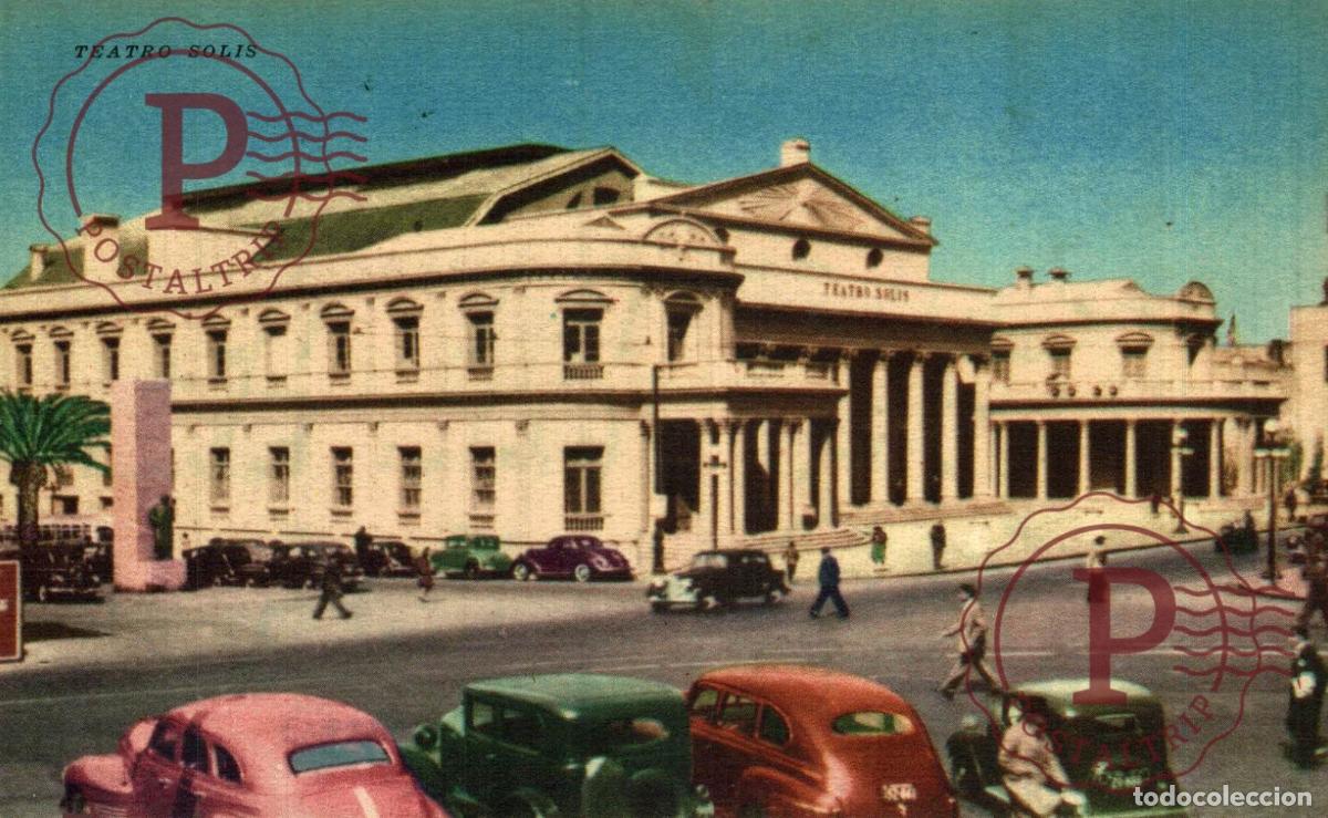 Postales: URUGUAY. MONTEVIDEO. TEATRO SOLIS. THEATRE.
