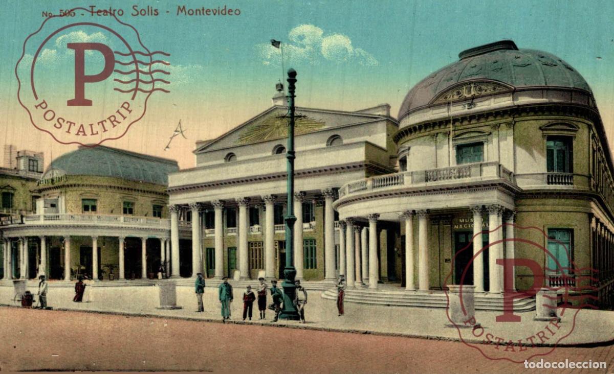 Postales: URUGUAY. MONTEVIDEO. TEATRO SOLIS. THEATRE.